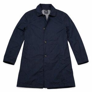 GAP Navy Mac Coat Men’s XL Minimalist Lightweight Rain Coat Overcoat